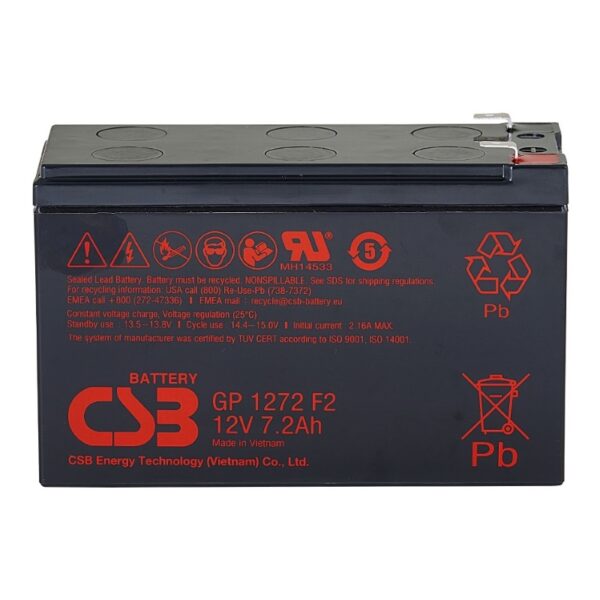 Аккумулятор CSB GP 1272 (12В | 7.2Ач)