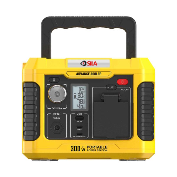 Портативная электростанция SILA ADVANCE 300 LFP c выходом 220В и портами USB/TYPE-C