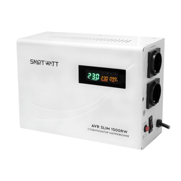 Стабилизатор напряжения для сплит-систем SMARTWATT AVR SLIM 1500 Вт