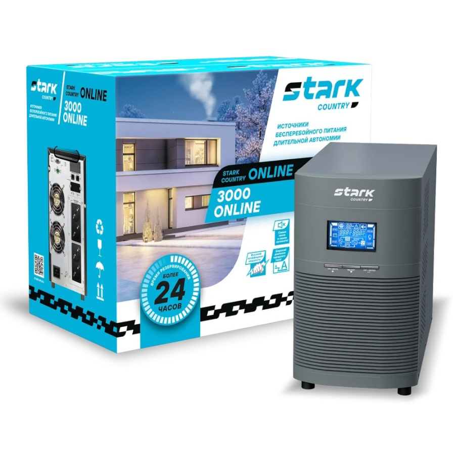 ИБП Stark Country 3000 OnLine (12A) ИБП Stark Country 3000 OnLine (12A)