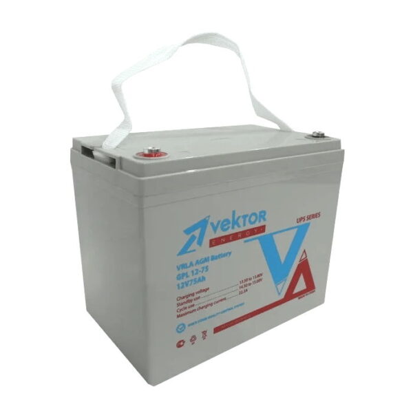 Аккумулятор Vektor GPL 12-75 (12В | 75Ач)