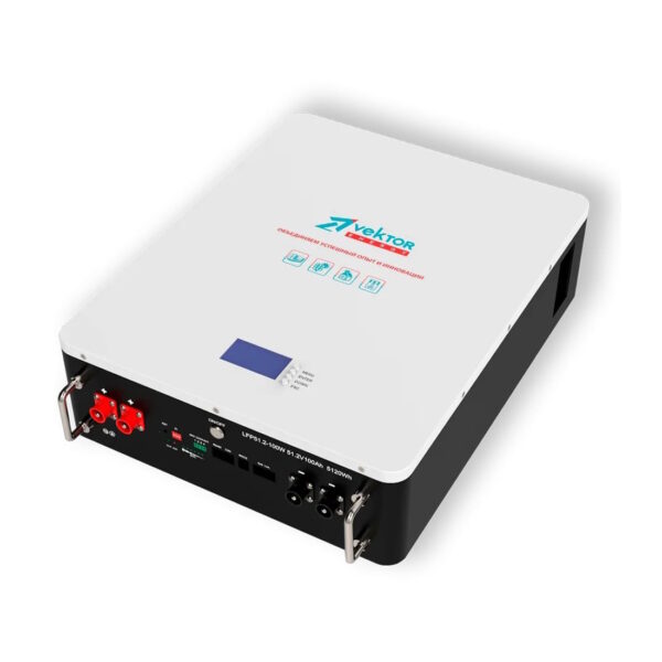 Литиевый аккумулятор Vektor LFP 51.2-100W Smart BMS 100A (51.2В | 100Ач)