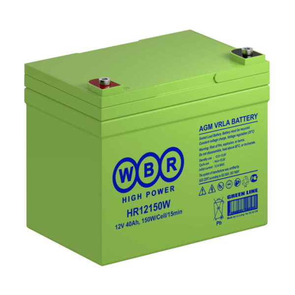 Аккумулятор WBR HR12150W (12В | 40Ач)